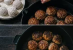 Boulettes de boeuf scandinaves savoureuses avec accompagnement