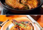 Côtes de porc au curry et au miel, plat savoureux et coloré