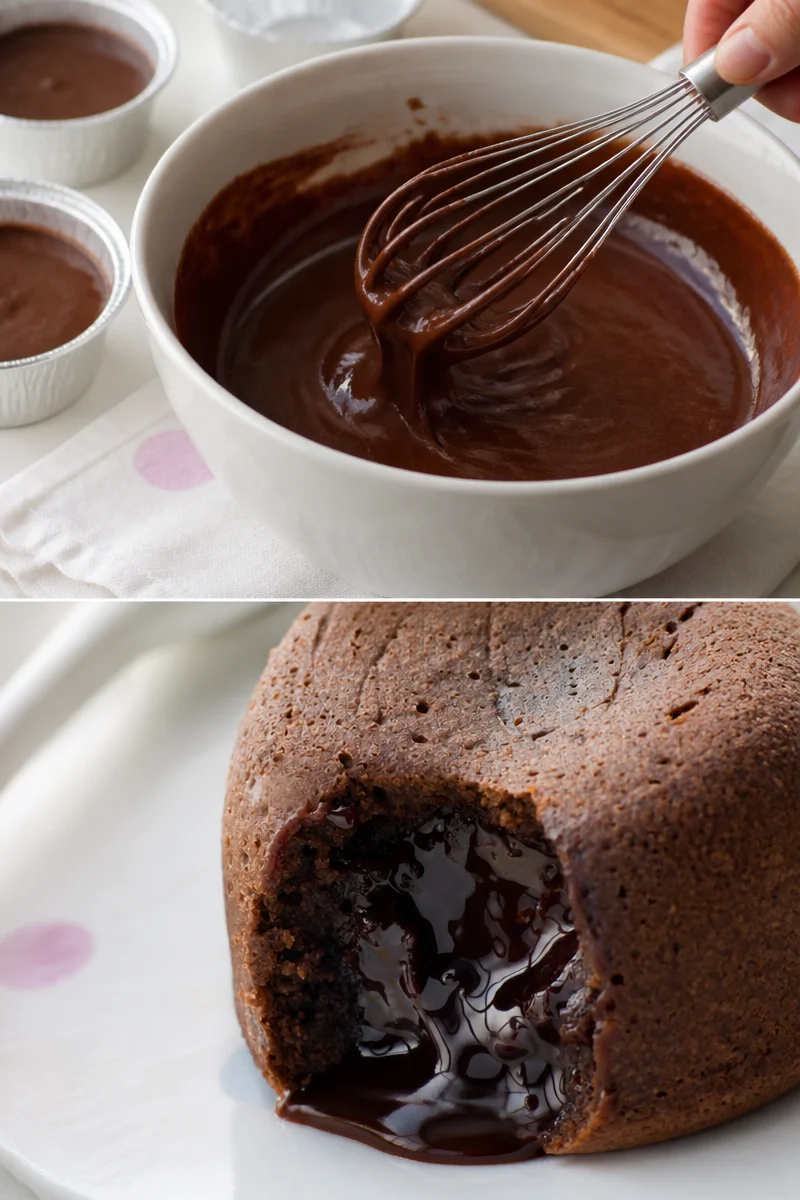 Coulant tiède au chocolat, dessert fondant et savoureux