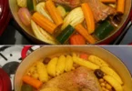 Recette de cuisse de dinde façon couscous, plat savoureux et convivial.