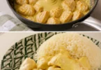 Filets de poulet à la moutarde et à la crème préparés dans une poêle