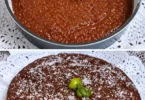 Fondant chocolat exotique avec une touche de coco, un dessert délicieux.