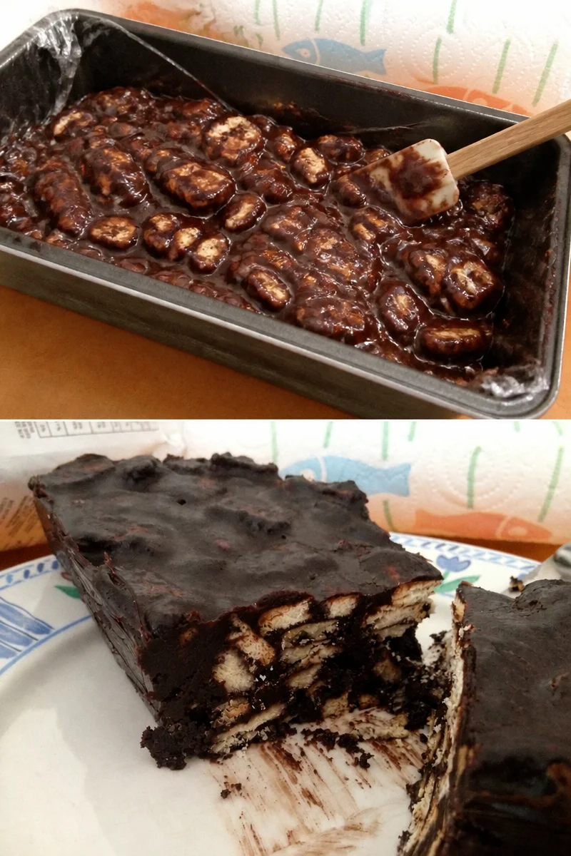Gâteau au chocolat moelleux avec glaçage chocolat sur une assiette