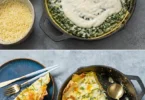 Lasagnes à la ricotta et épinards fraîches, prêtes à être dégustées