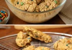 Recette de cookies aux M, des biscuits savoureux et moelleux à réaliser facilement.
