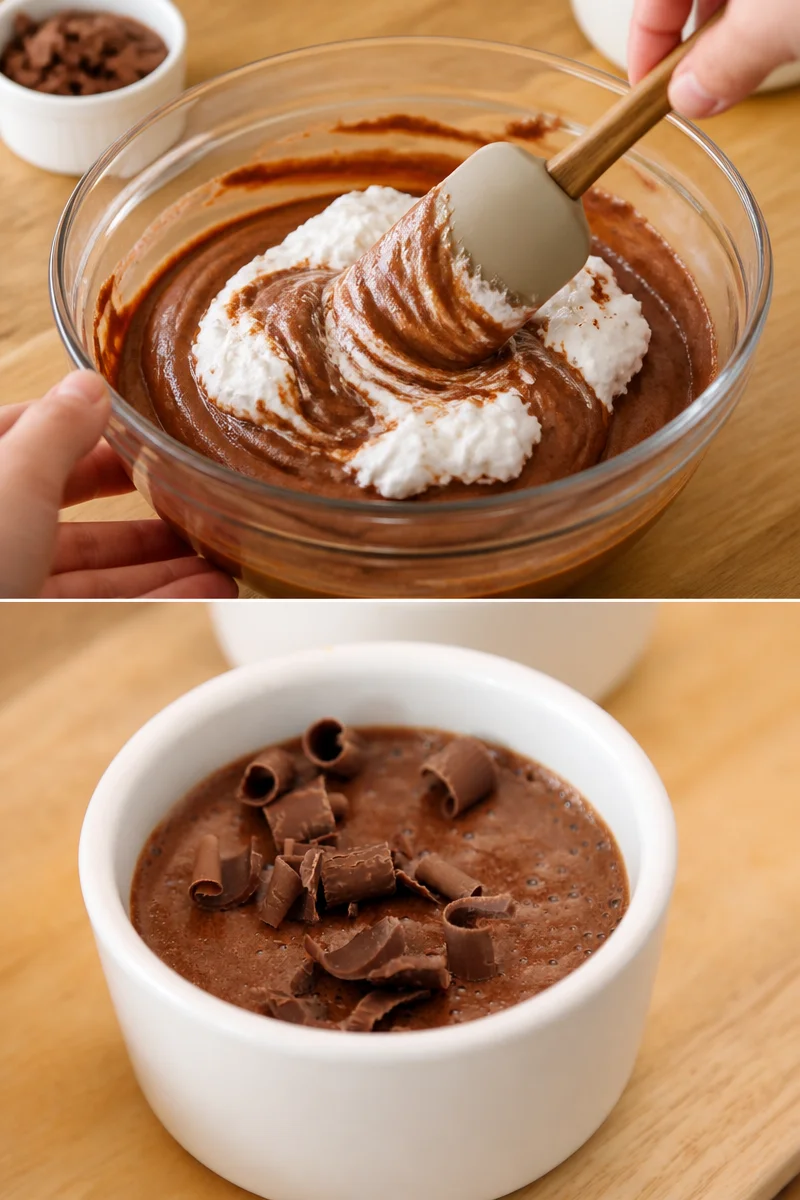 Mousse au chocolat au lait d'Aline, un dessert crémeux et savoureux