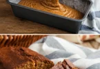 Tranche de pain d'épices décorée avec des épices et du miel