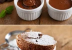 Soufflés coulants au chocolat chauds, un dessert délicieux et fondant.
